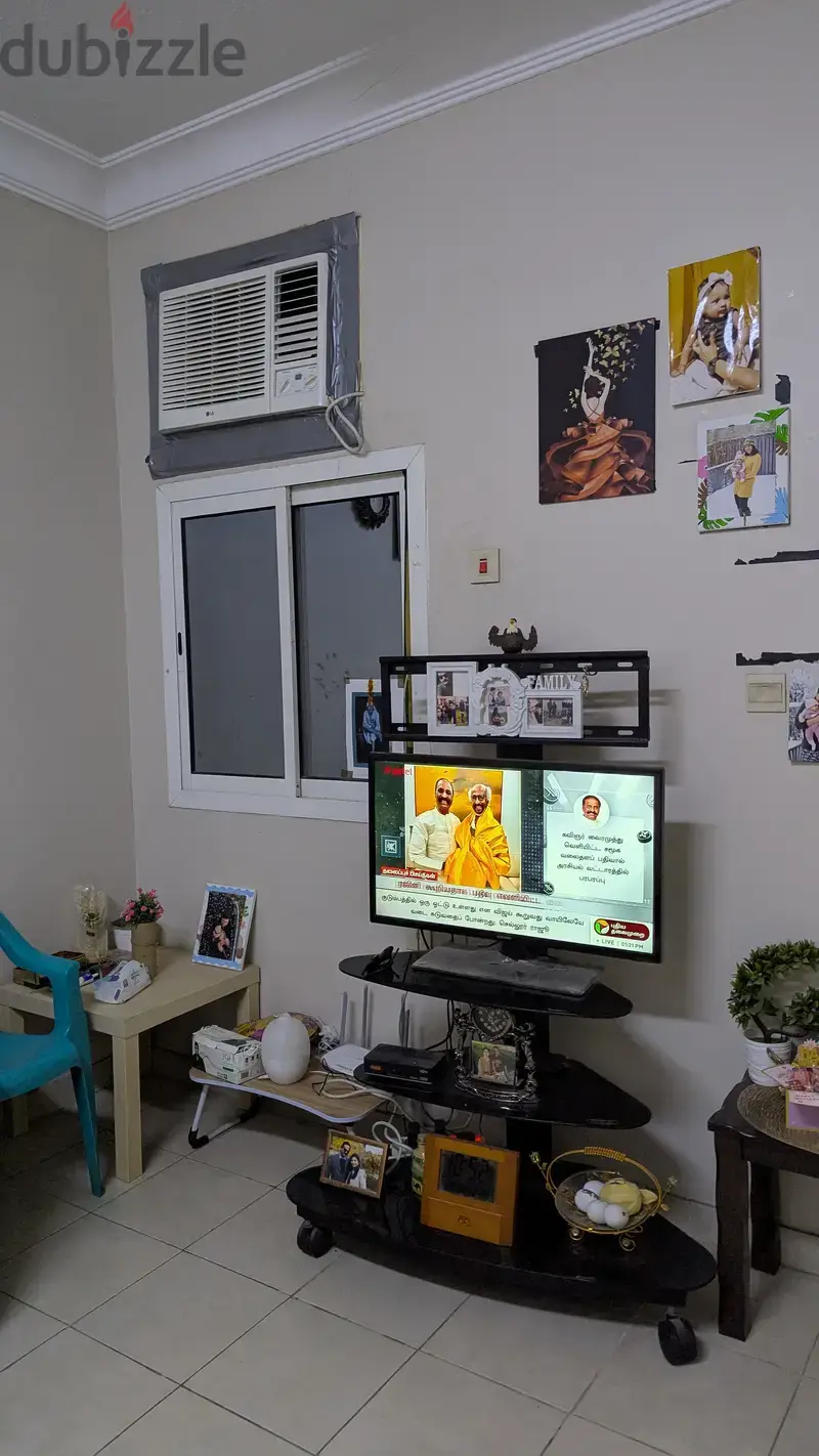 Lg ac, fridge,toshiba washing machine,cubards